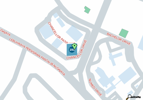 this building on a map