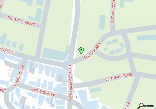 this building on a map