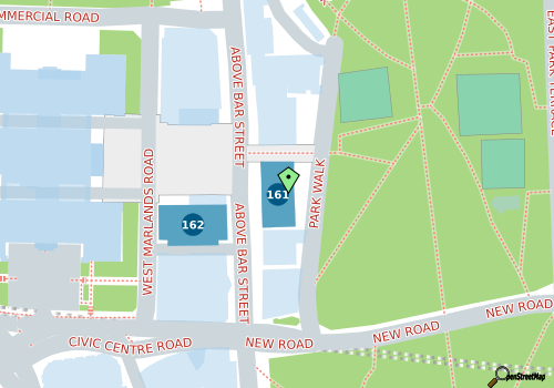 this building on a map