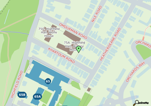 this building on a map