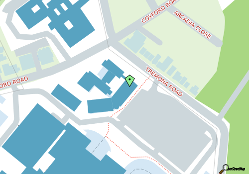 this building on a map