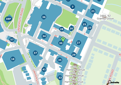 this building on a map