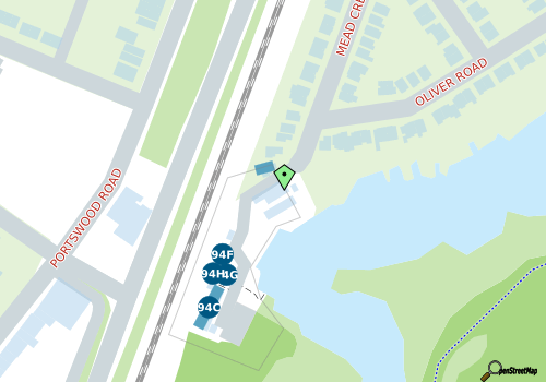 this building on a map