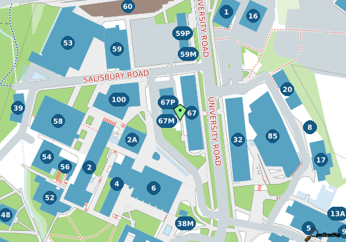 this building on a map