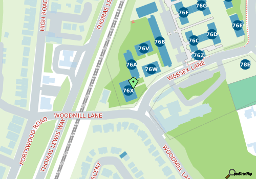 this building on a map