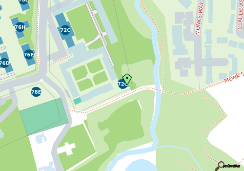 this building on a map