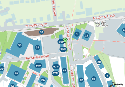 this building on a map