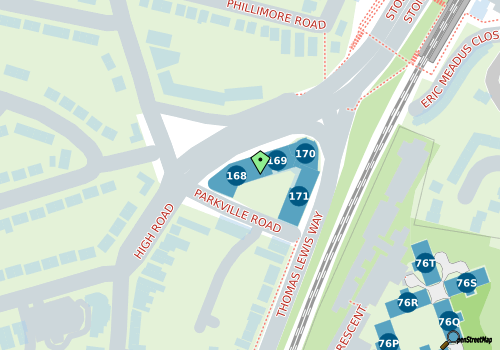 this building on a map