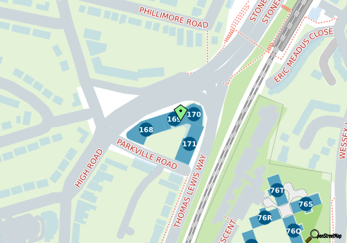 this building on a map