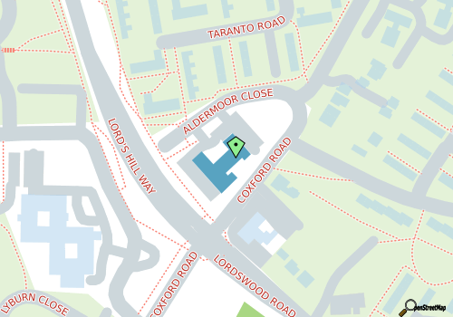 this building on a map