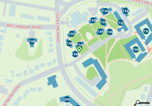 this building on a map