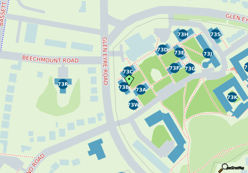 this building on a map