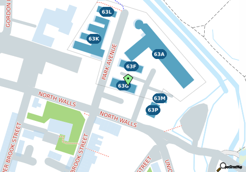 this building on a map