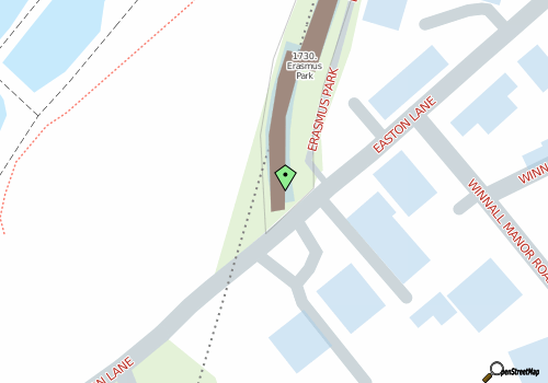 this building on a map
