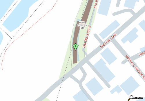 this building on a map