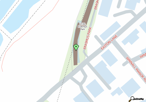 this building on a map