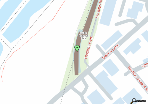 this building on a map
