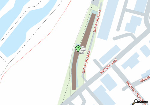 this building on a map