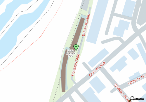 this building on a map