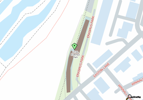 this building on a map