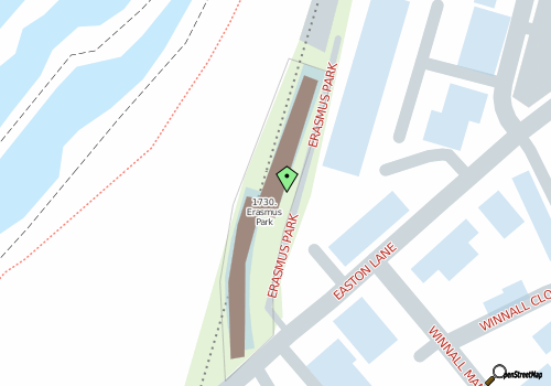 this building on a map