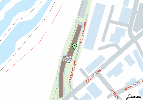 this building on a map
