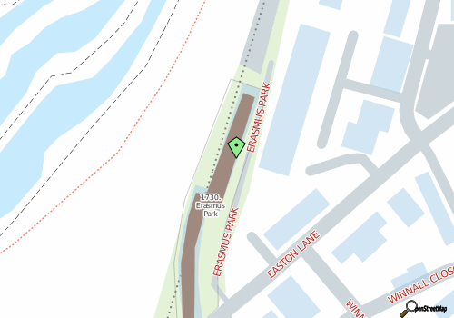 this building on a map