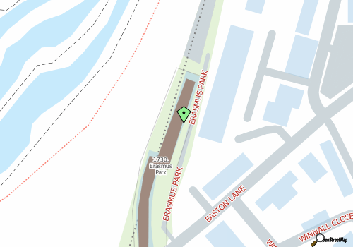 this building on a map