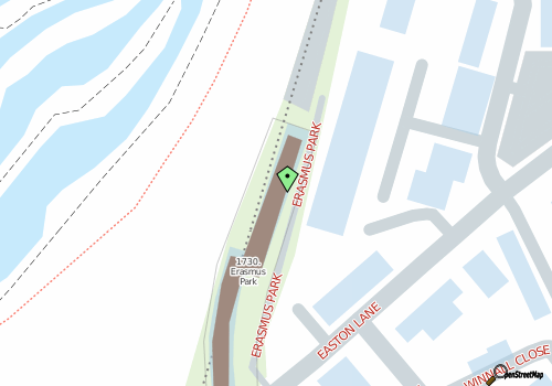 this building on a map