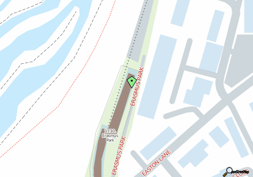this building on a map